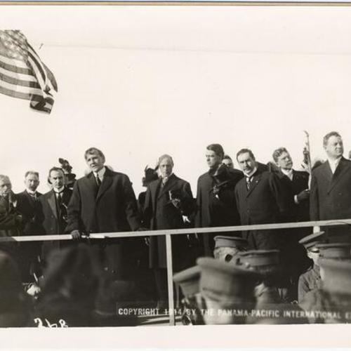 [Site selection ceremony for the Idaho Building at the Panama-Pacific International Exposition]