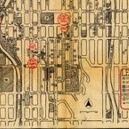 Discover Potrero Hill, Map (2 of 2), Potrero Hill Neighborhood Tours, September 1976