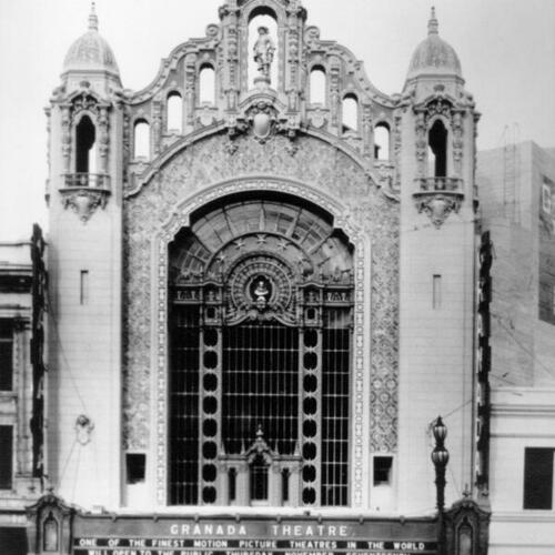 [Exterior of the Granada (Paramount) Theater]