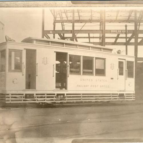 [Mail car at Ferry building]