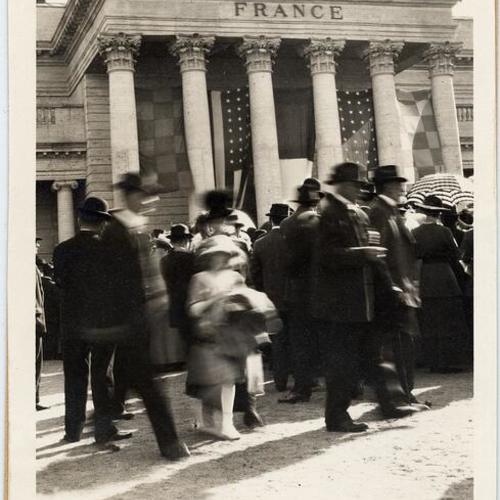 [Dedication of French Pavilion at the Panama-Pacific International Exposition]