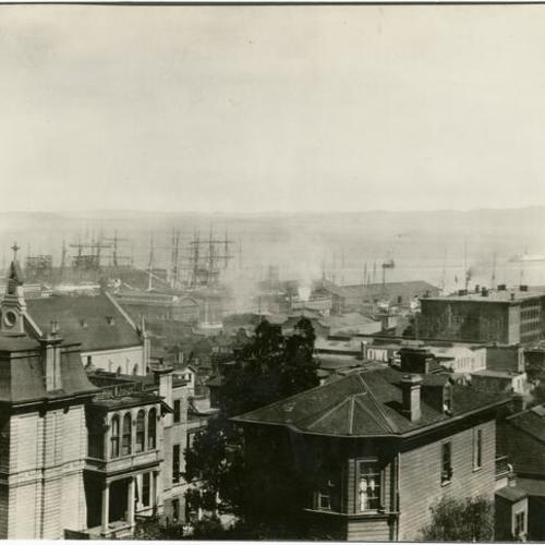 [View of San Francisco waterfront from Rincon Hill]
