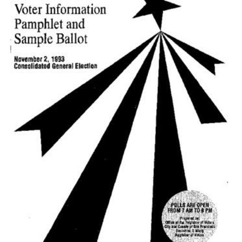 1993-11-02, San Francisco Voter Information Pamphlet