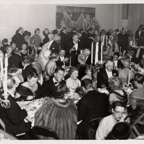 [Champagne supper at museum, War Memorial Opera House]
