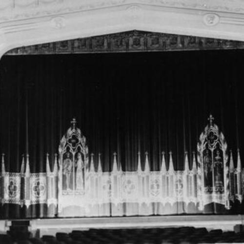 [Interior of the Harding Theater]