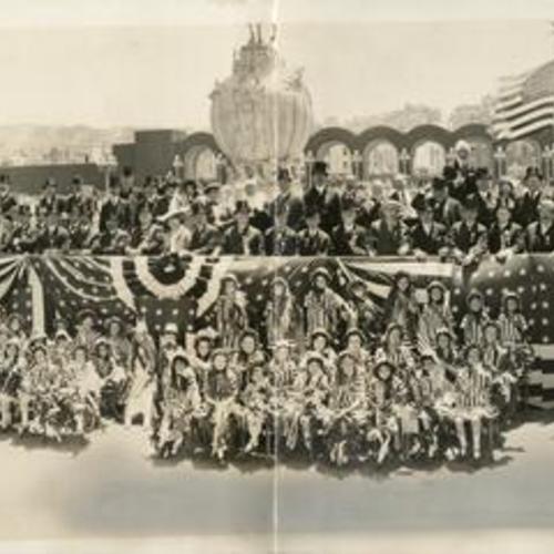[Ceremony for the Liberty Bell at the Panama-Pacific International Exposition]