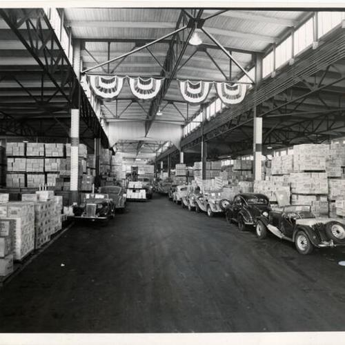 [Interior of San Francisco Foreign Trade Zone at Pier 45]