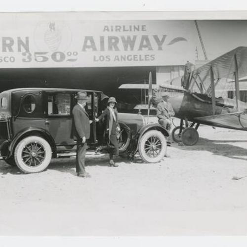 [Early aircraft at Mills Field]