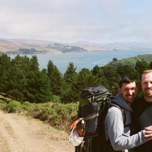 [Jason and John on a day trip to Tomales Bay]