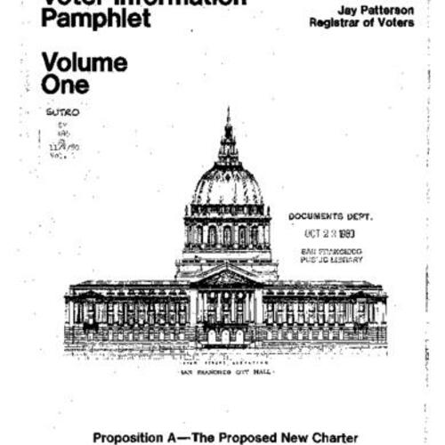 1980-11-04, San Francisco Voter Information Pamphlet