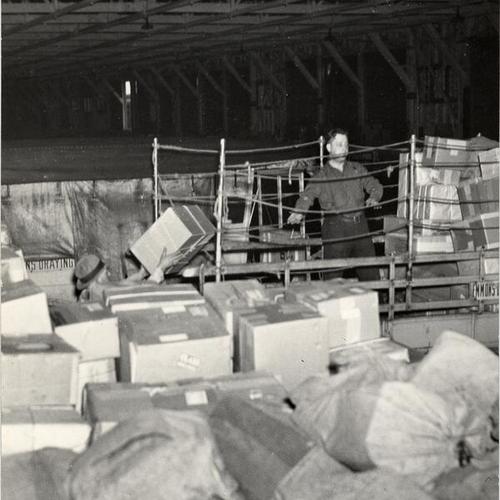 [Shipment of goods at San Francisco dock]