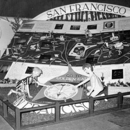 [Informational display for the Golden Gate Park Centennial]