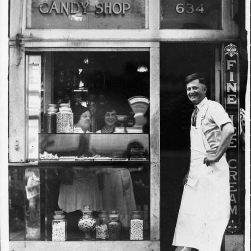 [Jack standing in front of his candy shop on Market Street]