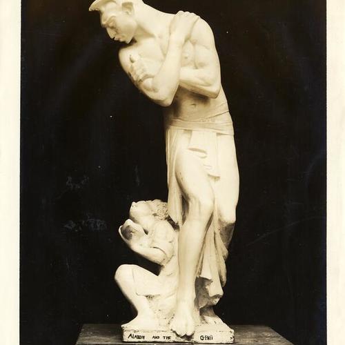 ["Aladdin and the Genie" by Edith Woodman Burroughs at the Panama-Pacific International Exposition]