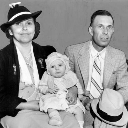 [Mr. & Mrs. John L. Leech, ex-Communist, government witness in Harry Bridges 1939 Deportation Case]