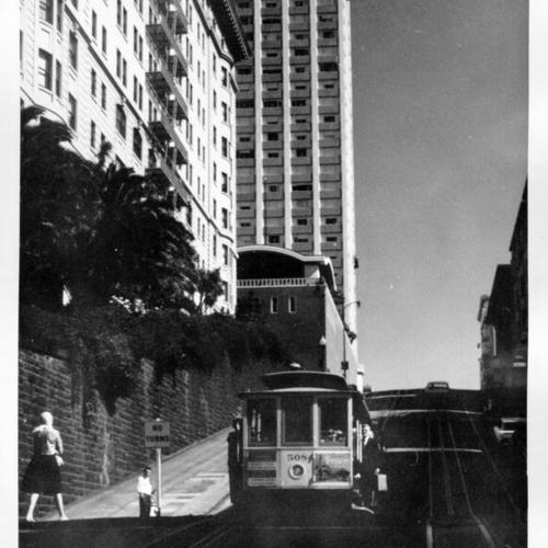 [Cable car on Powell Street]