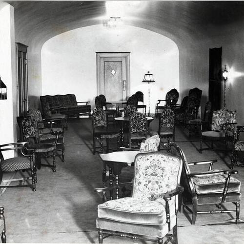 [Interior of the Observatory Club]