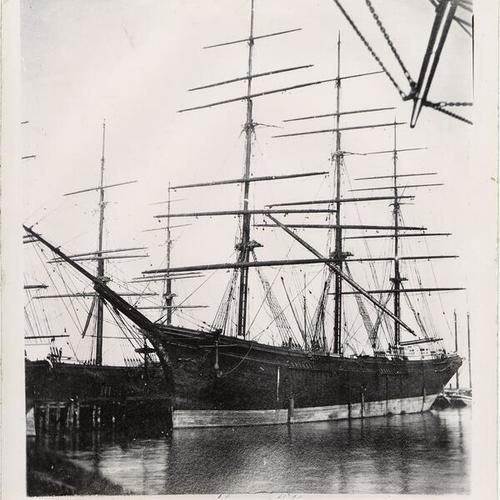 [Wooden sailing ship "Harvey Mills"]