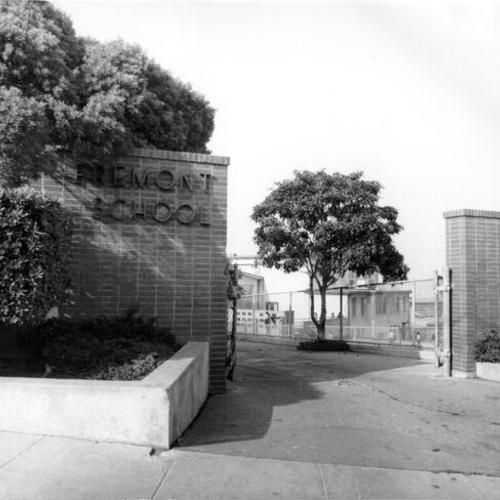 [Entrance to Fremont School]