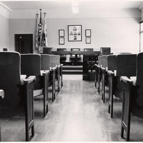 [Commission Hearing Room in Old Hall of Justice]