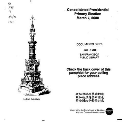 2000-03-07, San Francisco Voter Information Pamphlet