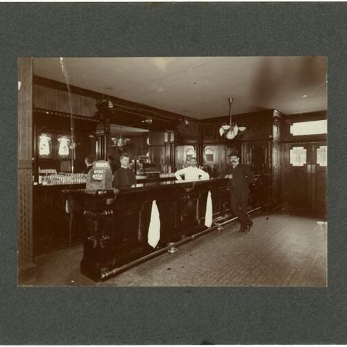 [Interior of the Ideal Bar at 232 California Street]