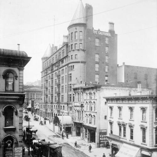 [California Hotel, Bush Street, April 21, 1905]