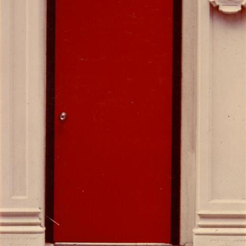 [Door of building, Jackson Square]