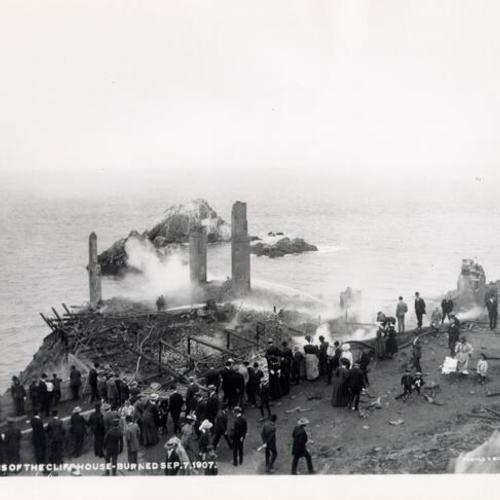 Ruins of the Cliff House, Sept. 7, 1907