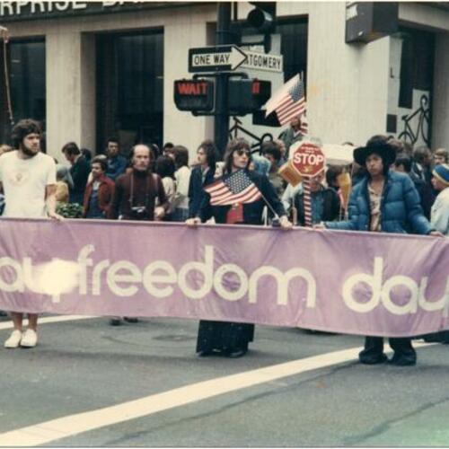 [Gay Freedom Day Parade on Montgomery Street]