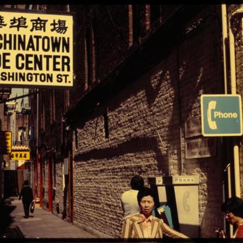 Chinatown alley at Old Chinatown Lane and Washington Street
