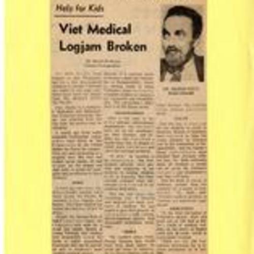 Viet Medical Logjam Broken