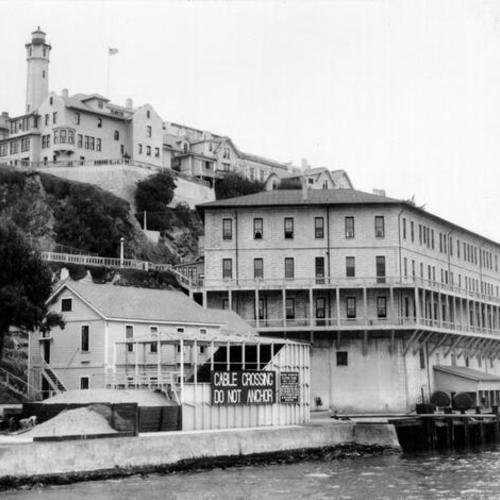 [Landing dock at Alcatraz Island]