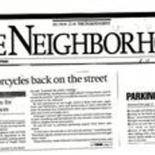Putting Motorcycles Back on the Street, The Neighborhood, February 1996