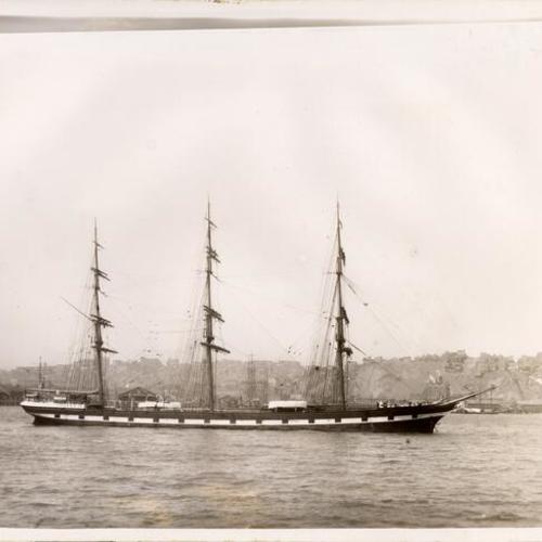 [Iron sailing ship "Crown of Denmark"]