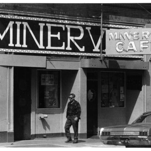 [Minerva Cafe in the Tenderloin District]