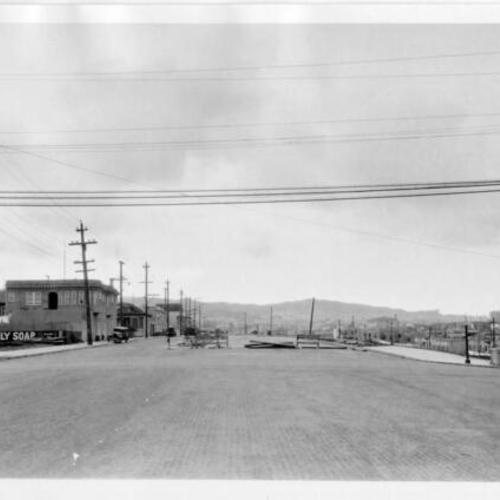 [Alemany Boulevard at Santa Rosa Avenue, 1929]