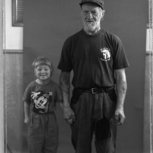Father and daughter, Tranquilliam / Unity Church (Richmond, California)