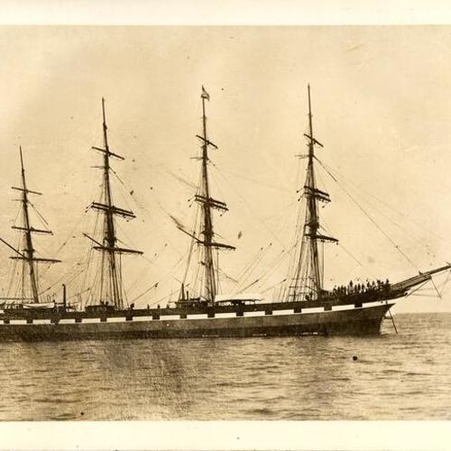 [4-masted iron sailing ship "County of Kinross"]