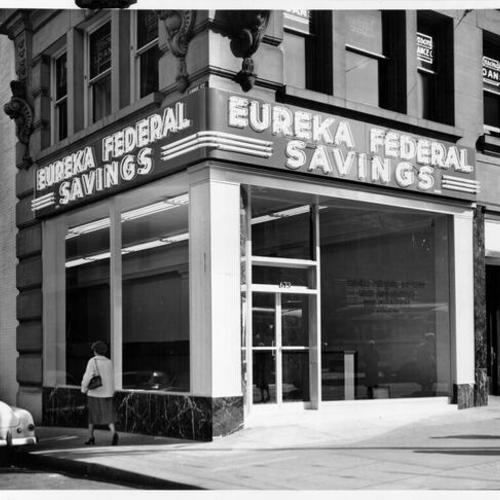 [Eureka Federal Savings and Loan Association office at 673 Market Street]