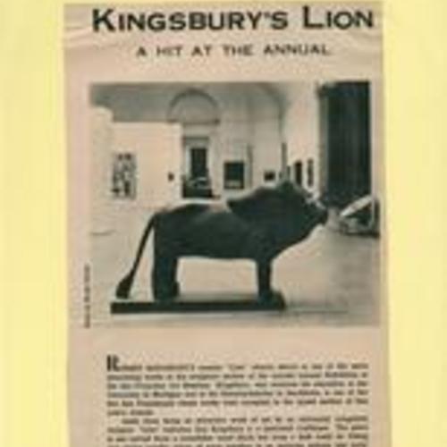 "Kingsbury's Lion"