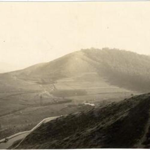 [View of Mount Davidson from Twin Peaks]