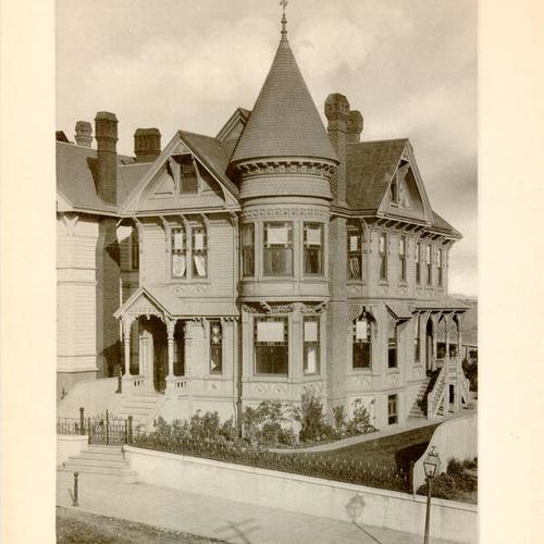 ARTISTIC HOMES OF CALIFORNIA, Residence of Mr. LYMAN C. PARKER, No. 1118 Gough St., San Francisco, Cal