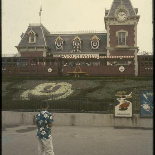Person in front of Main Street Depot