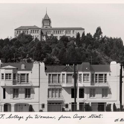 S.F. College for Women, from Anza Street