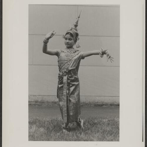 Publicity photo for Music and Dance of Cambodia performance by Marlene M. Sam at Asian Art Museum