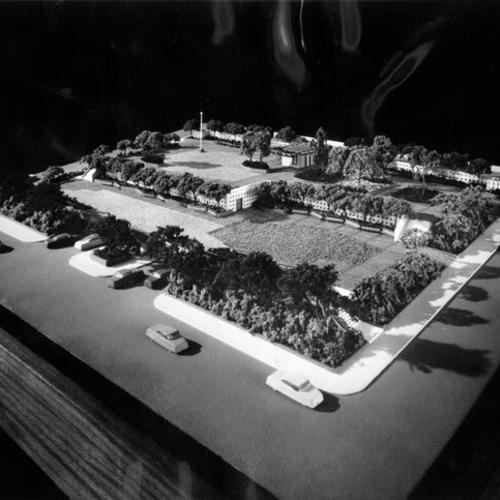 [Model showing plans for renovation of Portsmouth Plaza]
