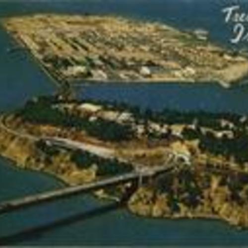 [Treasure Island and its entry from Bay Bridge and Yerba Buena Island-San Francisco Bay]