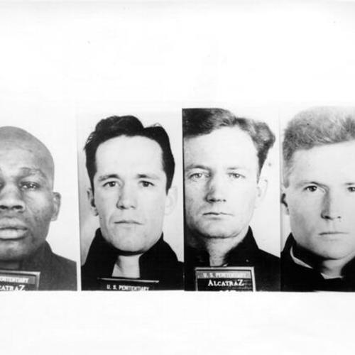 [Alcatraz Island prison escapees William Martin, Dale Stamphill, Rufus Roy McCain and Henry Young]