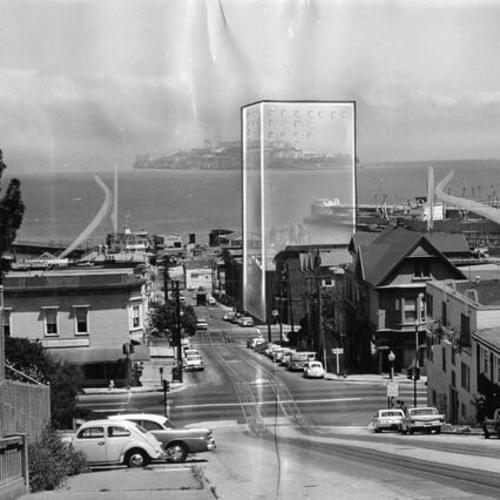 [View of Bay from Hyde Street]